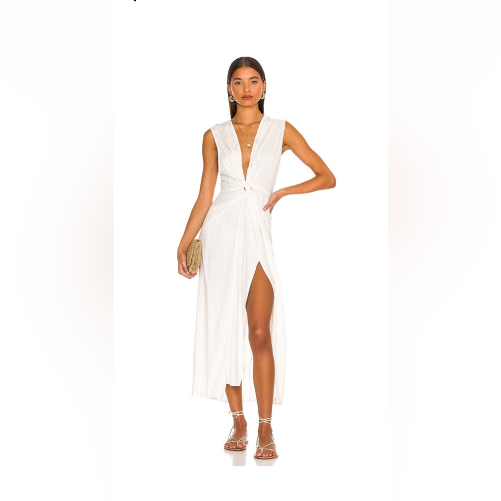 LSPACE Cream Maxi Dress NWT